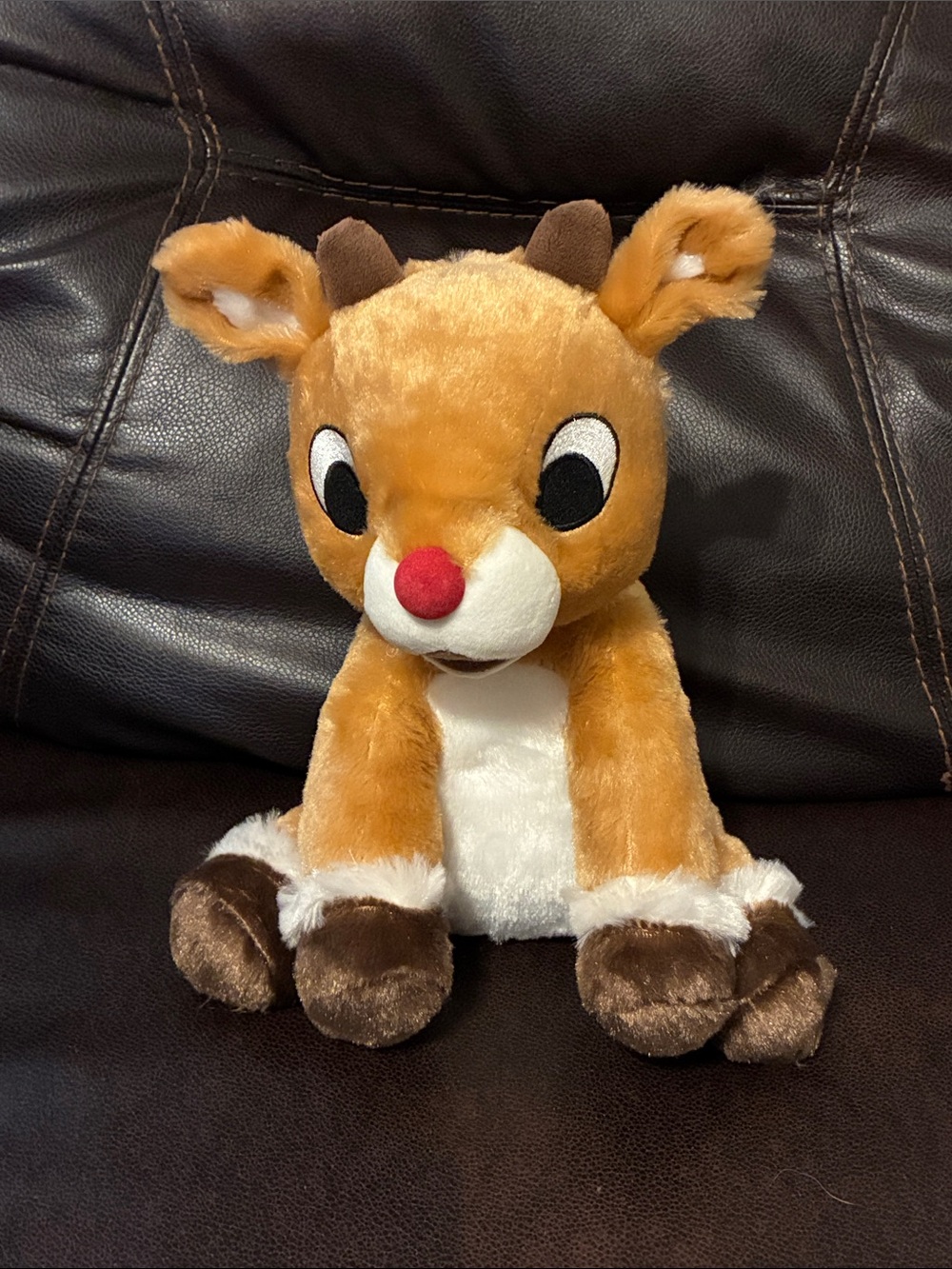 Plush Reindeer Stuffed Animal - Brown, White & Red Holiday Buddy Kohl’s Cares